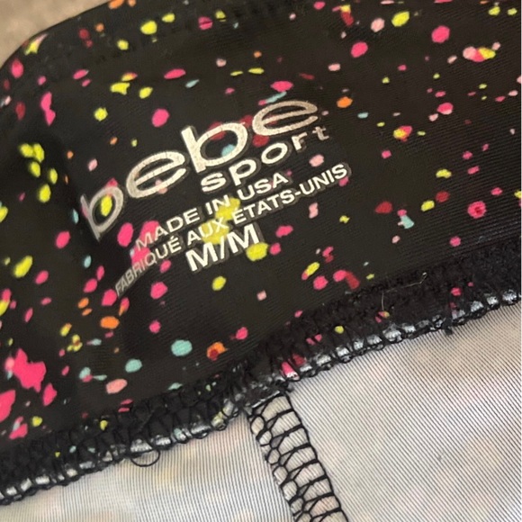BEBE Sport workout Set leggings| Top size M/L - Picture 7 of 7